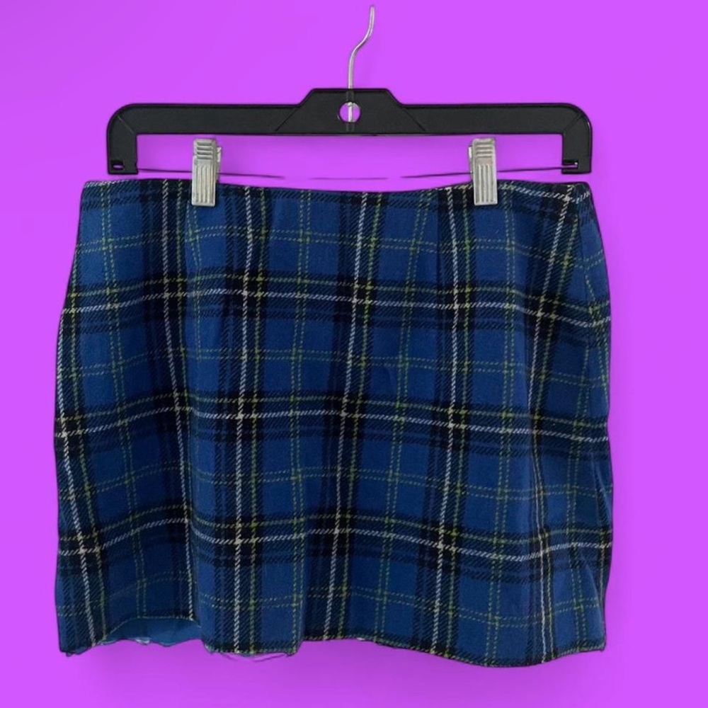 Plaid Mini Skirt